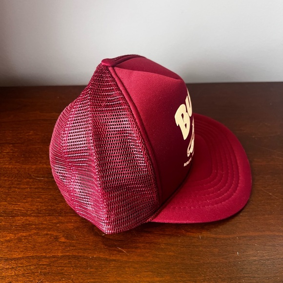 Vintage Buff Burgundy Trucker Cap‎ - Picture 2 of 6